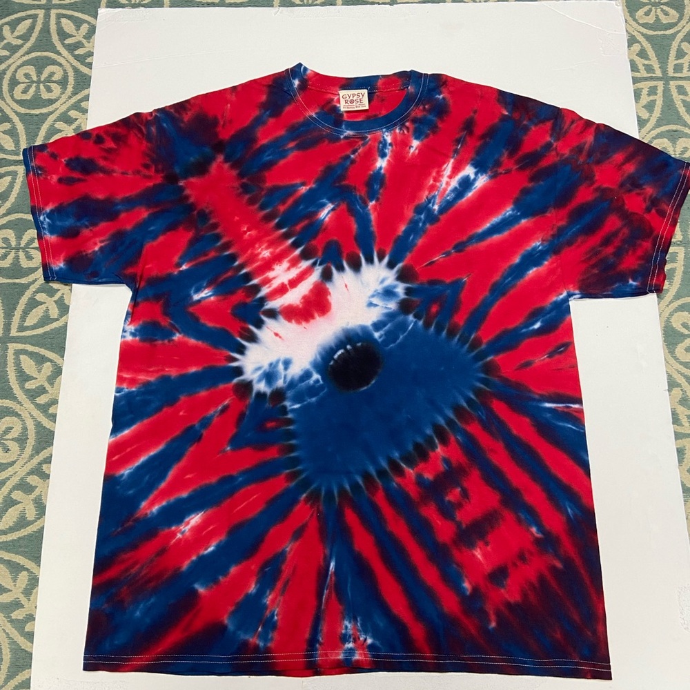 Gypsy Rose guitar tie dye
